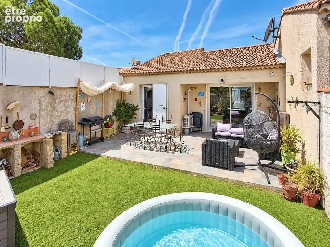 Maison type 4 mitoyenne avec jardin ,garage et 1 place de parking privative - photo 13