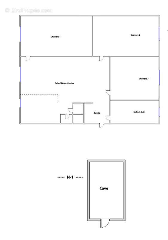 Appartement à PARIS-18E