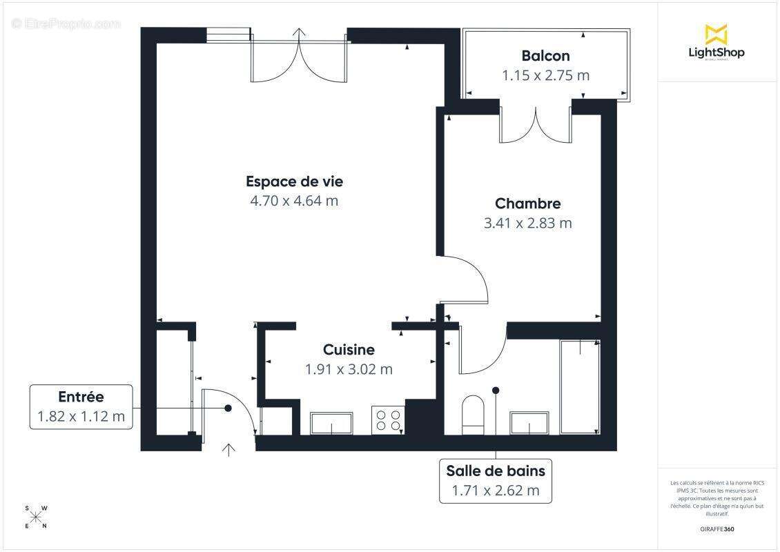 Ravissant 2 pièces 46 m² avec loggia et parking - Rue Saint-Maurice, Nanterre - photo 13