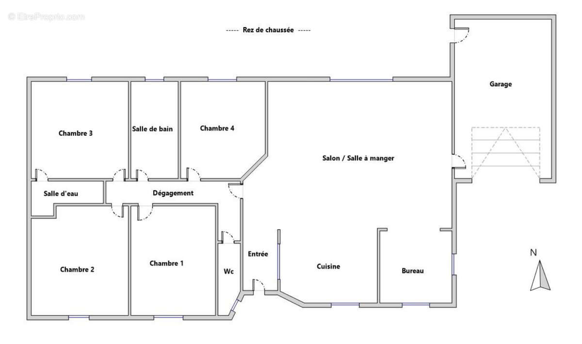 Plain-pied de 118 m2   4 chambres   Piscine chauffée - photo 19