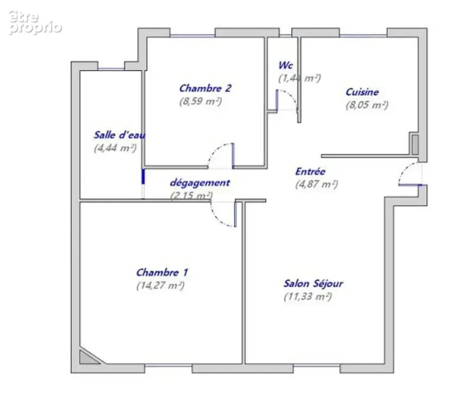 T3 55 m² meublé – Gare Nord – Idéal investisseur - photo 9