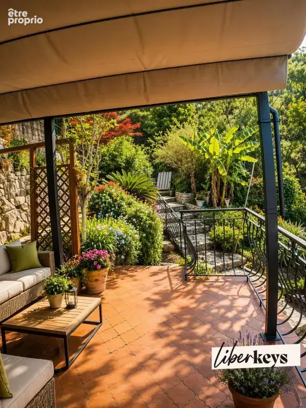 Villa provençale 230 m²  10 pièces  5 chambres  Terrain 1 900 m²  Écrin de verdure  Roquebrune-Cap-Martin - photo 3