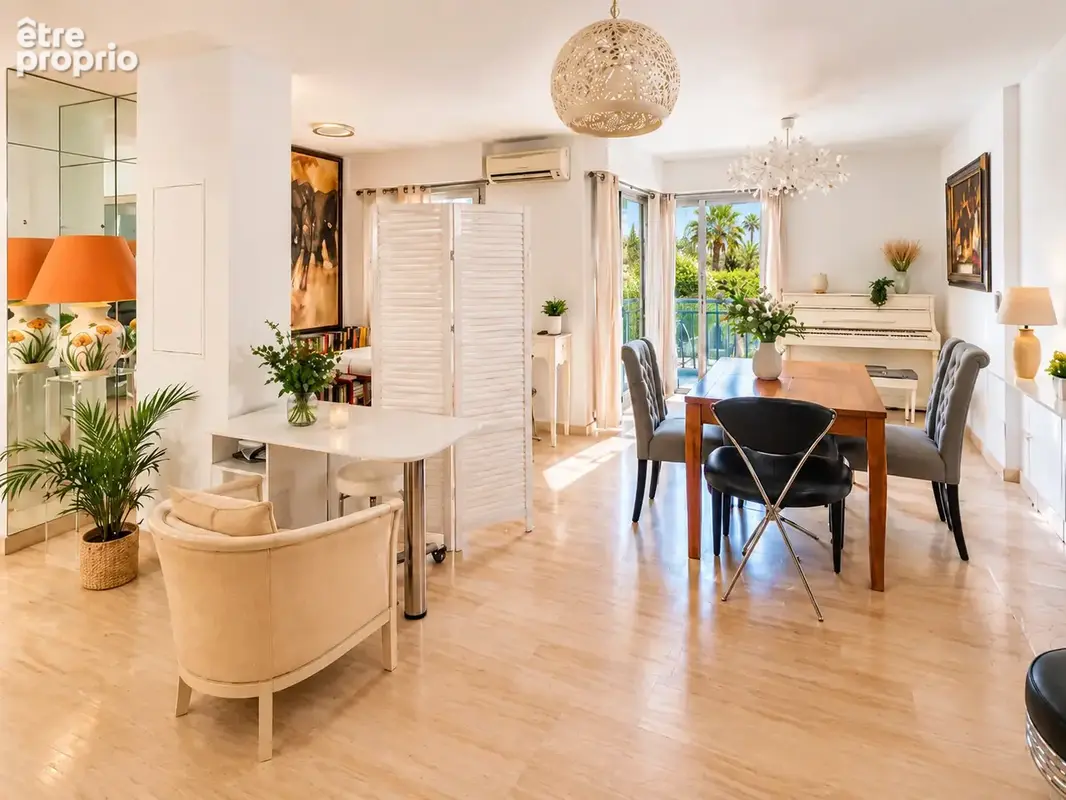 Cannes centre t5 152m2 sol terrasses 20 m2 sud-ouest parkings caves parc 3286€/m2 - photo 2