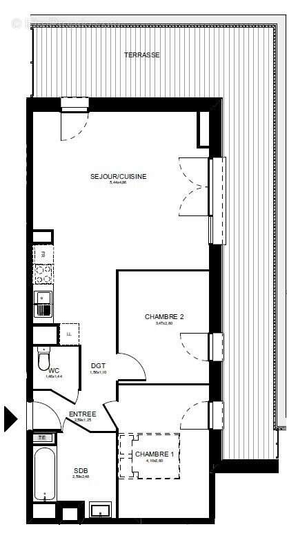 Appartement à VILLENAVE-D'ORNON