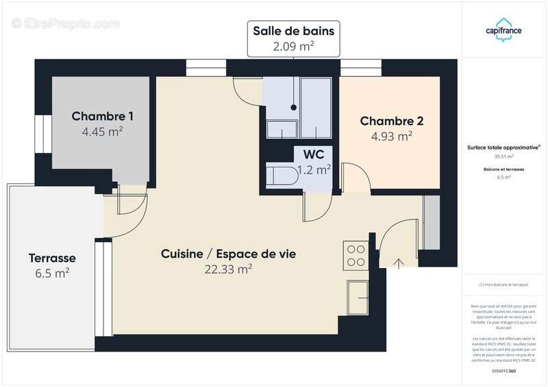 Appartement à MORILLON