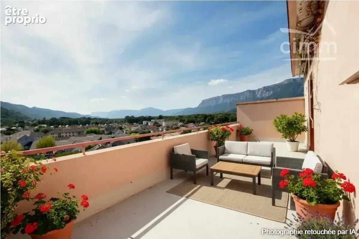 Villard-bonnot - appartement t3 + garage + terrasse 25m² - photo 3