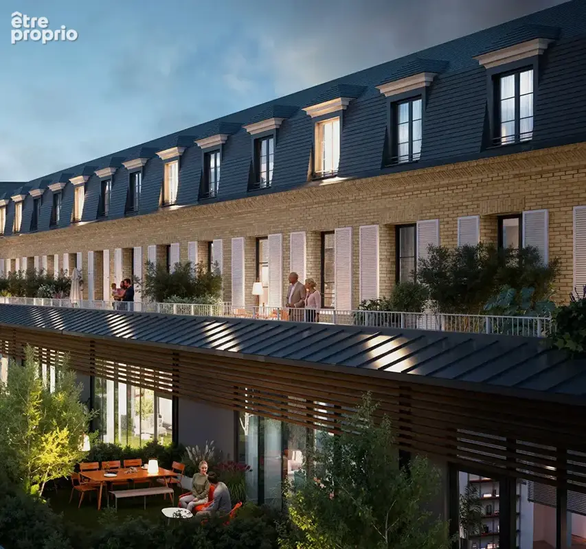 T3 duplex 79m² avec terrasse et parkings - photo 2