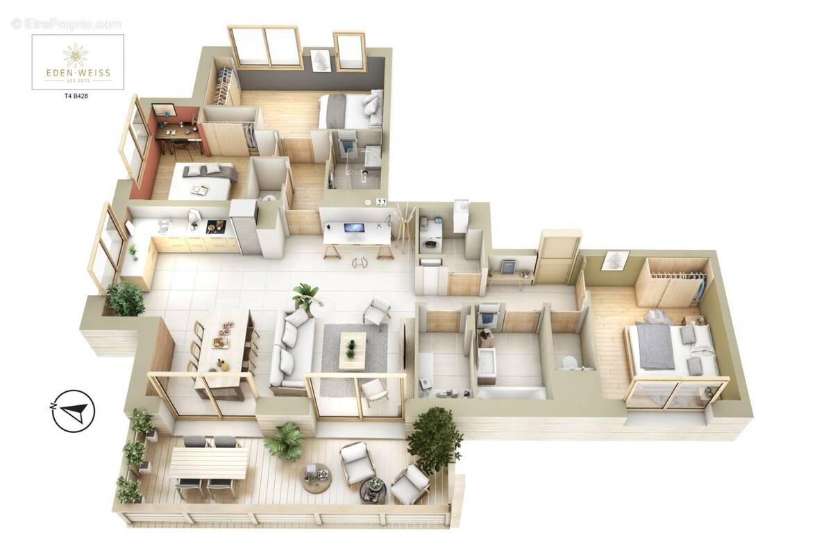 Appartement à LES GETS