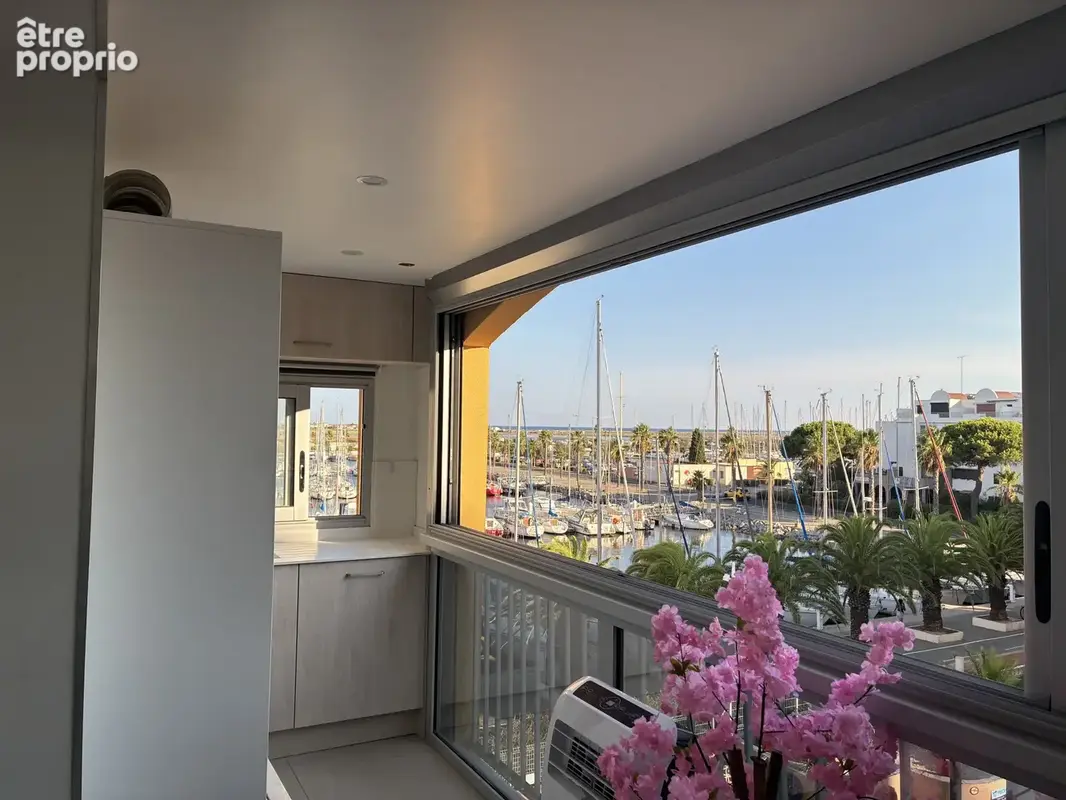 Gruissan - rive droite - en exclusivite - appartement de type 2 avec loggia vue port - photo 16