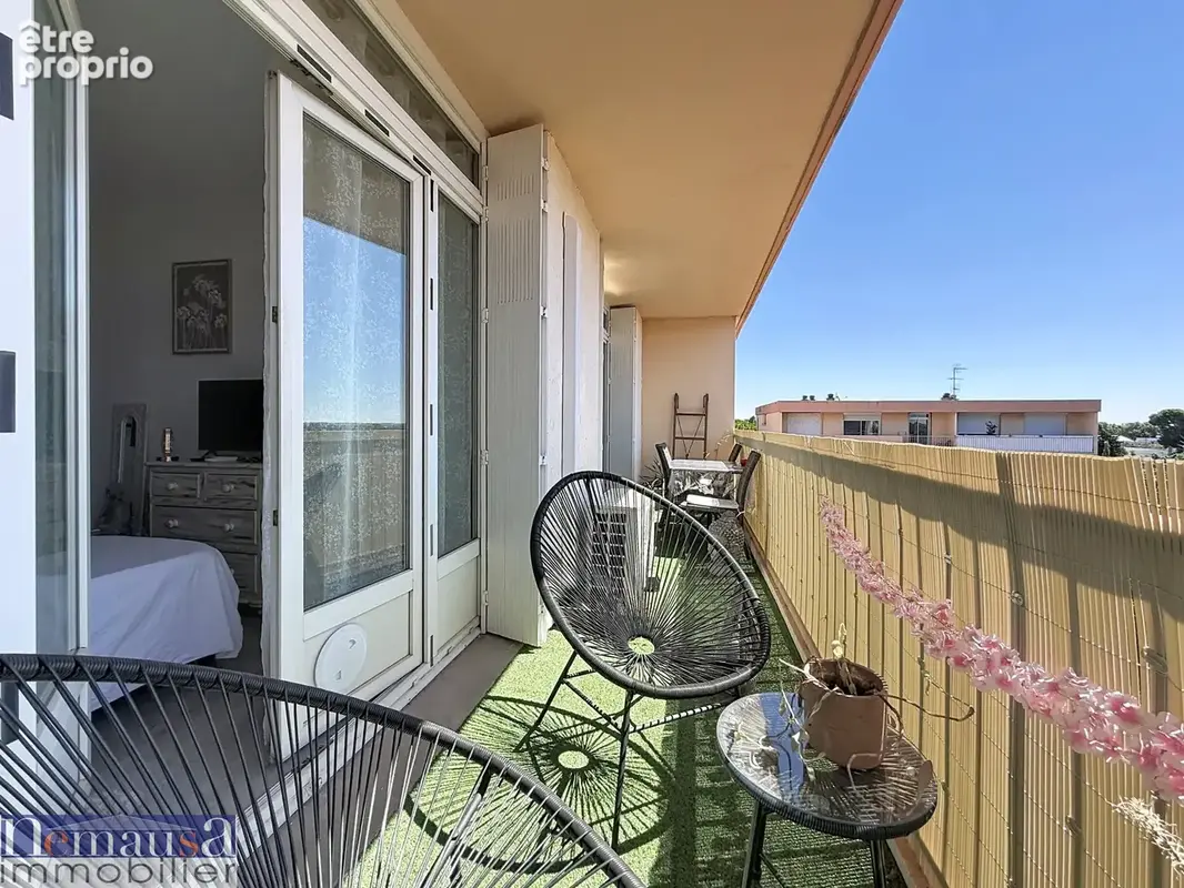 A vendre nîmes   secteur chu carémeau   t3 de 72 m2 avec balcon, garage et cave - photo 3