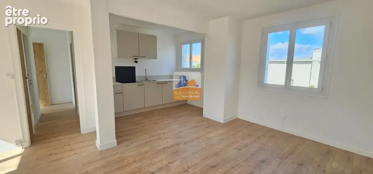 Rezé grand t2 de 44,40 m² -  climatisation - rénové en 2026 - jardin privatif - photo 4
