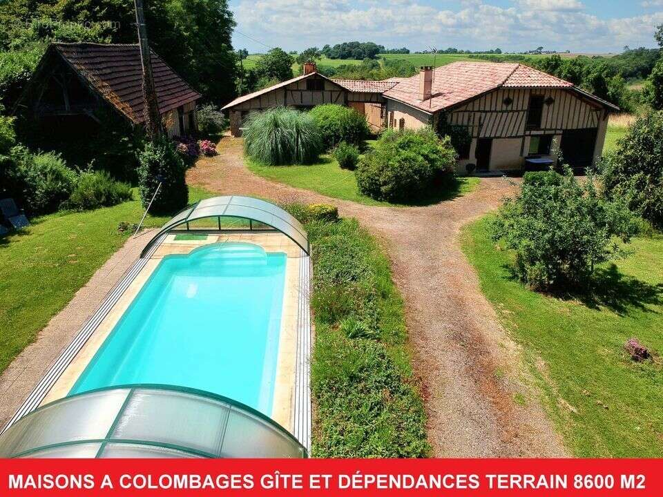 #gîte #maison #piscine #gers #estang #ferme #dépendance - Maison à ESTANG