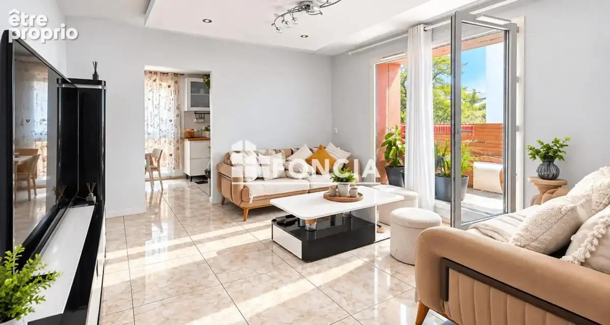 T3 de 66 m² (2020) DPE B : Terrasse, balcon, ascenseur et parking sous-sol - photo 4