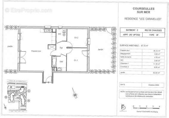 Appartement à COURSEULLES-SUR-MER