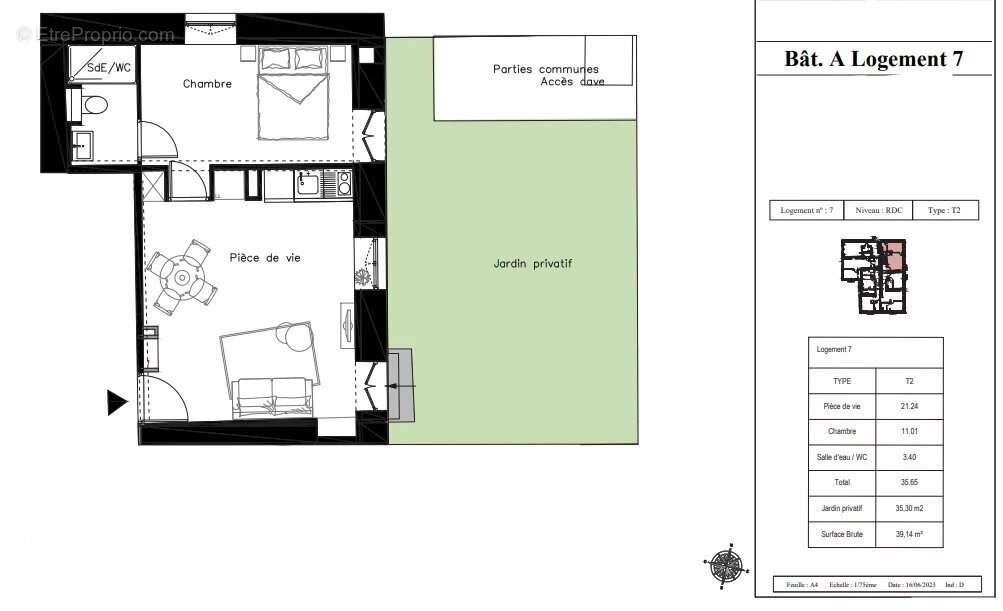 Appartement à TASSIN-LA-DEMI-LUNE