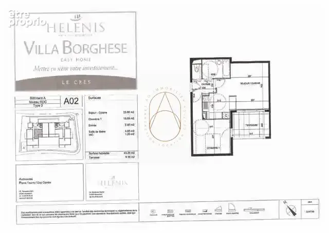 Appartement 2 pièces 46 m² à vendre à Le Cres (34920) - photo 2