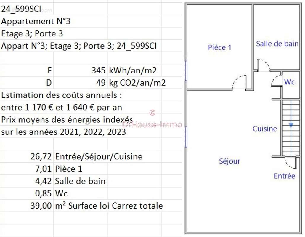 Appartement à SAINT-SAVIN