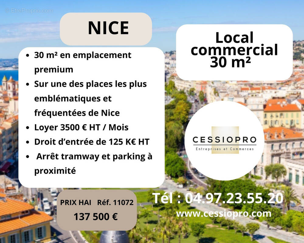 Commerce à NICE