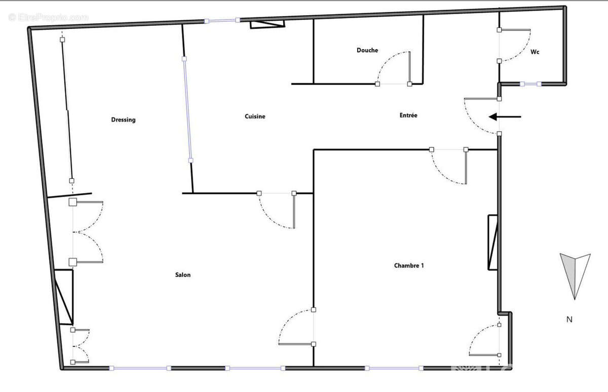 Appartement à LYON-1E