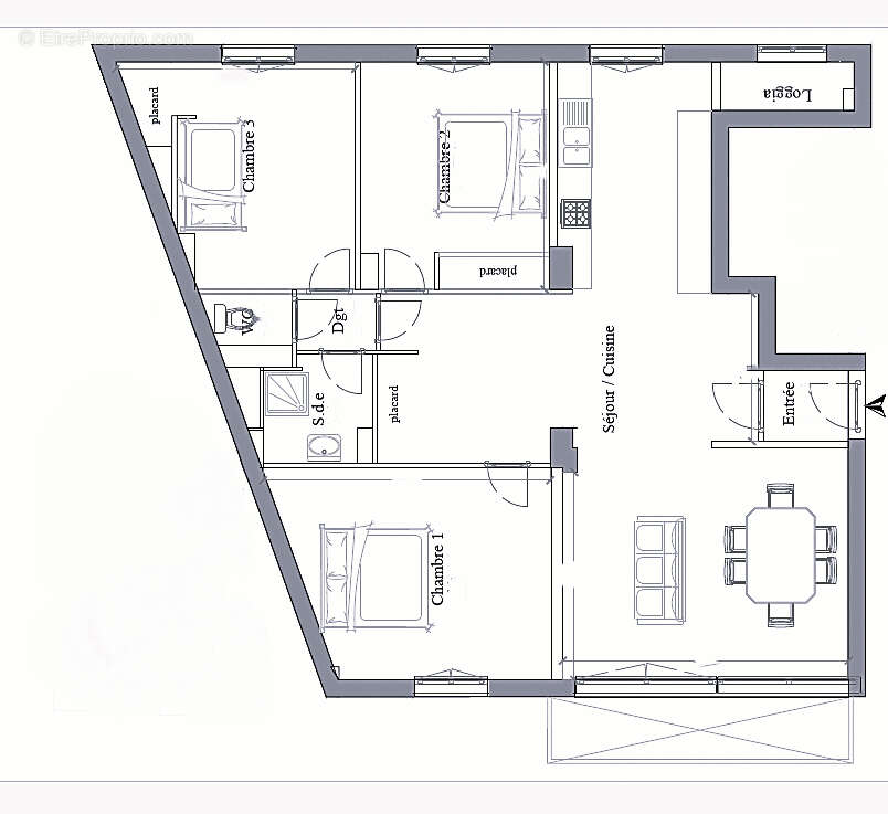 Appartement à VILLEURBANNE