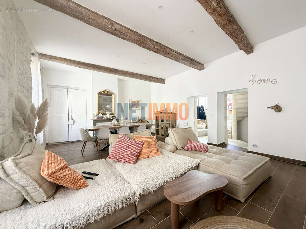 Maison de caractere centre calvisson - photo 3