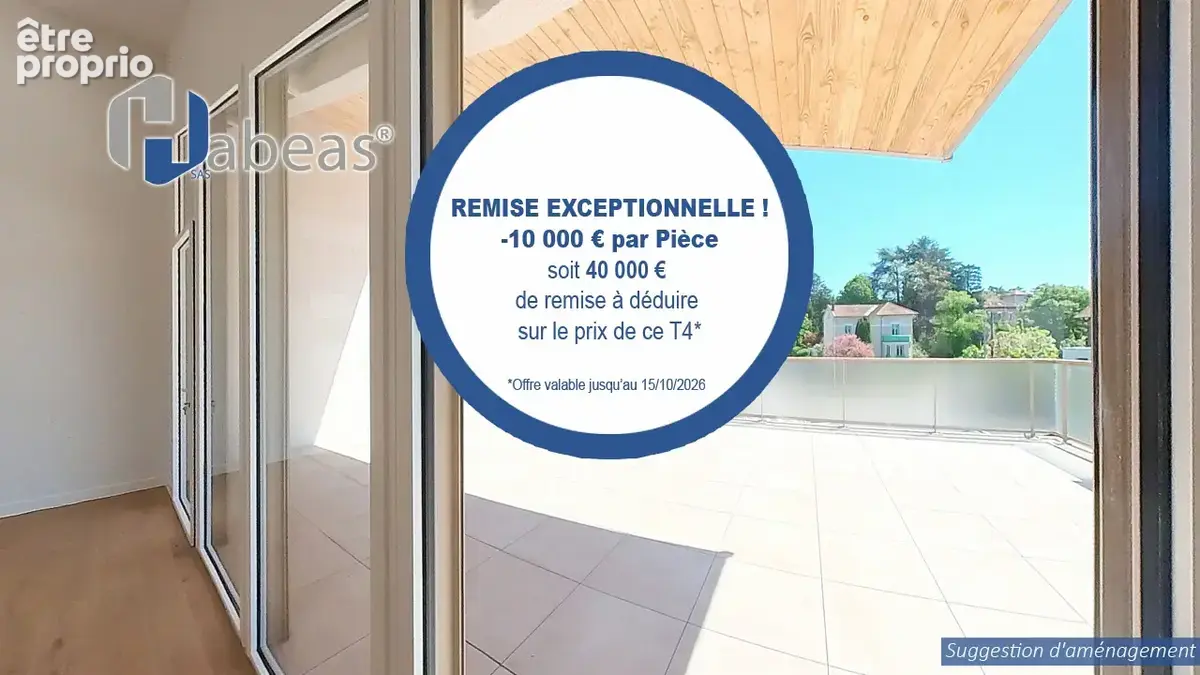 Appartement T4 de 94m² en toit terrasse de 88m² - photo 5
