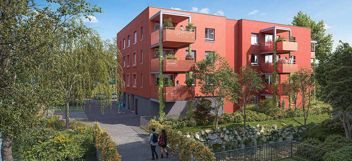 Superbe 2 pièces en étage, terrasse 10m2 et 2 parkings - photo 2