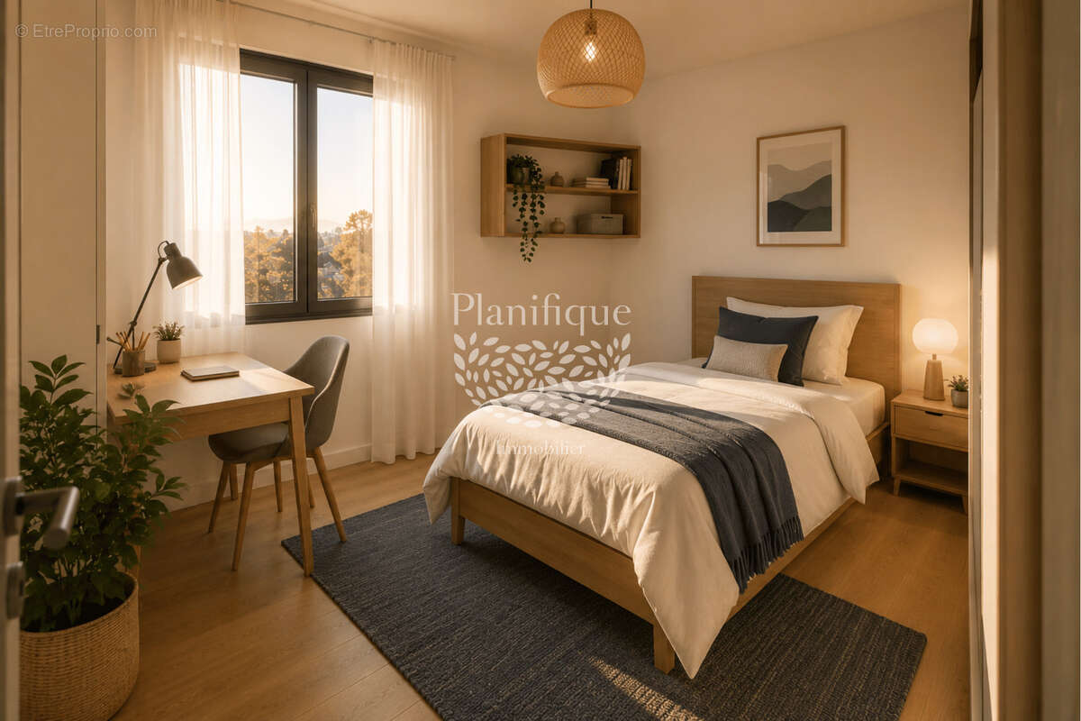 Grand T4 lumineux avec balcon & 2 parkings   Thonon-les-Bains, vue lac - photo 6