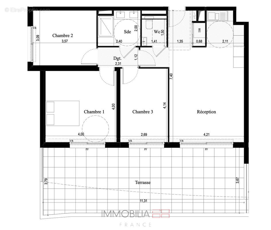 Appartement à ROQUEBRUNE-CAP-MARTIN