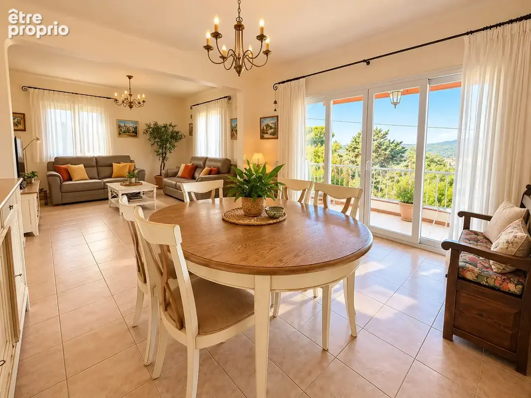 Villa de macon avec vue sur le village de saint paul de vence - photo 2