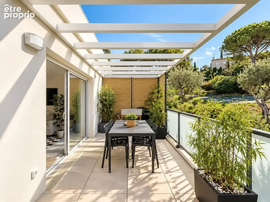 Cap brun t4 de 92 m2 avec terrasse, garage et parking - photo 2