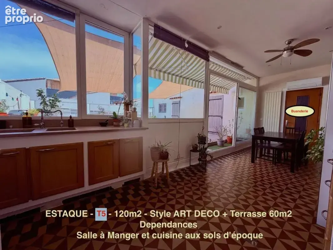 T6 3 chambres - Terrasse - dépendances.  L'ESTAQUE   397 440 euro - photo 5