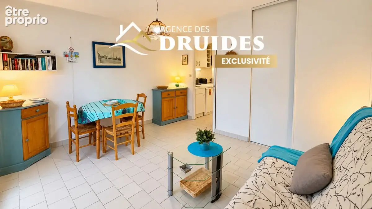 Exclusivité Agence des Druides - CARNAC  entre Légenèse et Ty Bihan - Appartement  avec chambre cabine - jardinet -  À 300 m des - photo 2