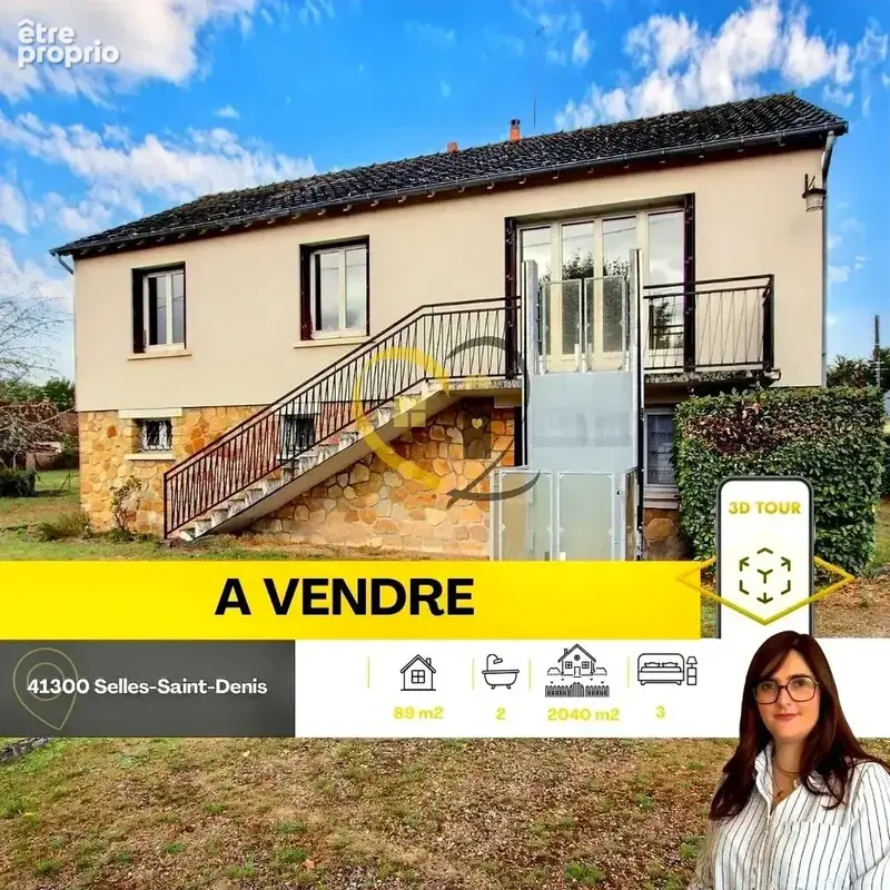 Maison de village avec grand terrain et dépendances à Selles-Saint-Denis - photo 1