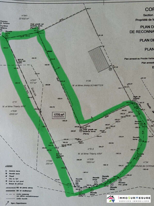 Terrain à CORNIMONT