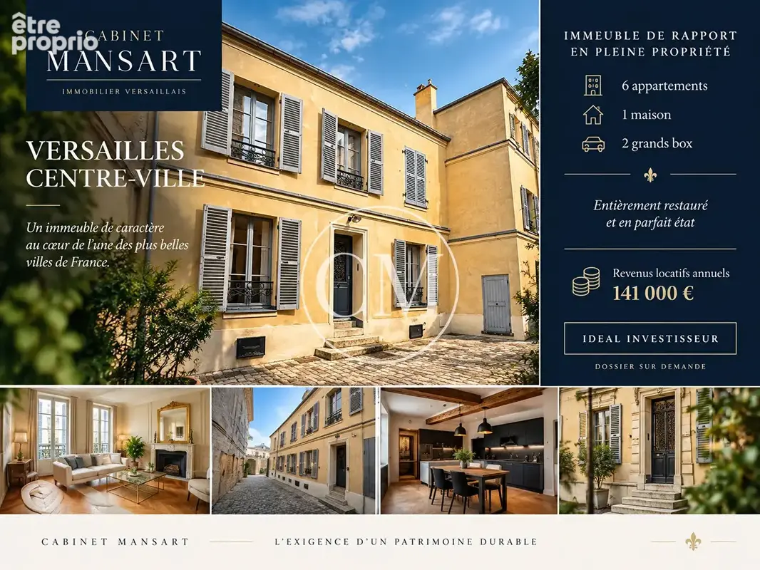 Versailles immeuble rive droite marche - photo 4