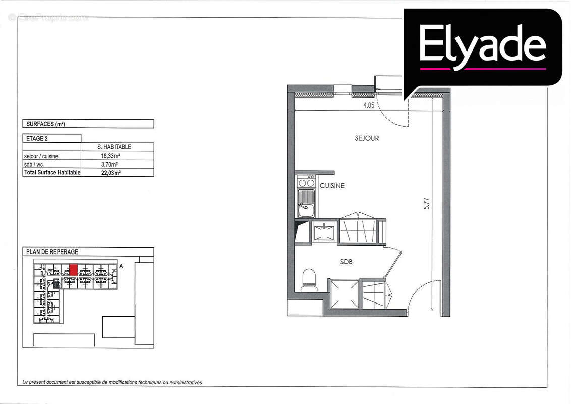 Appartement à VILLENAVE-D'ORNON