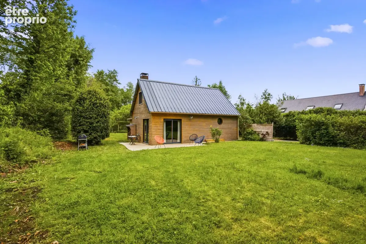 Maison à ossature bois   3 chambres   terrain arboré de 1 234 m2   à 5 km de honfleur - photo 2