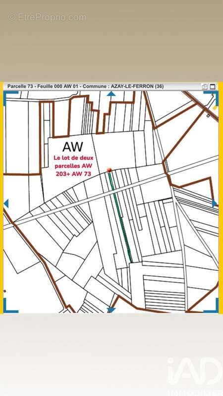 Photo 3 - Terrain à AZAY-LE-FERRON
