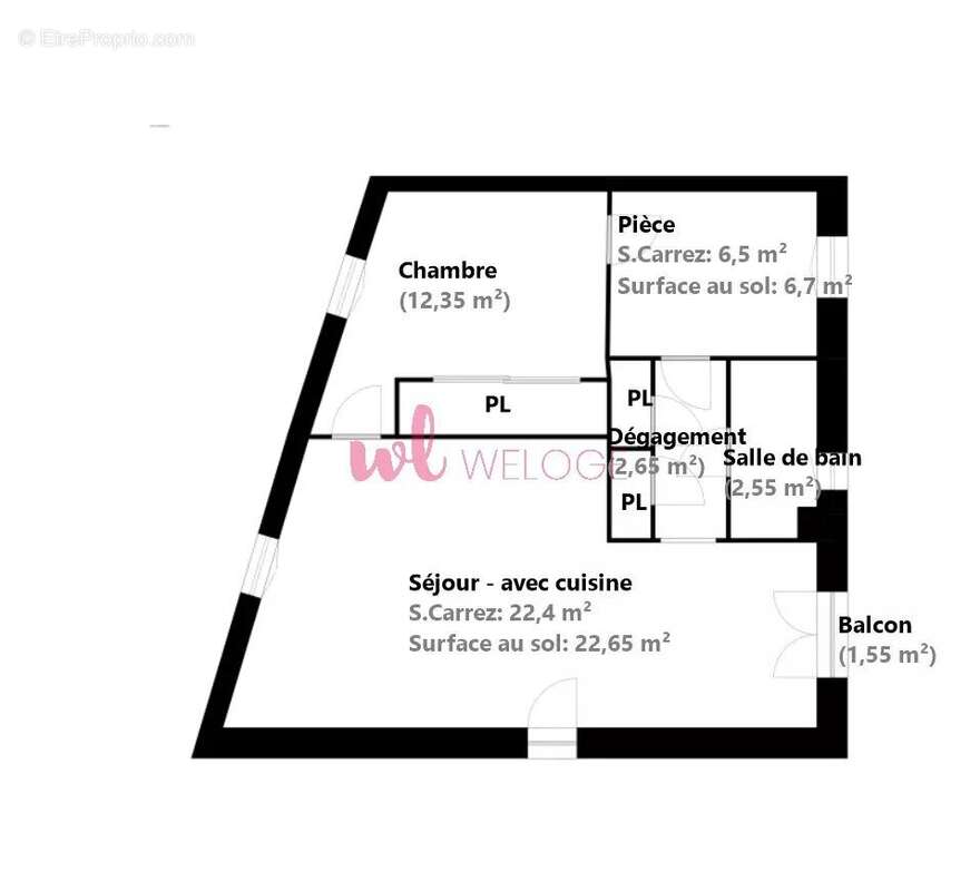 Appartement à MARSEILLE-3E