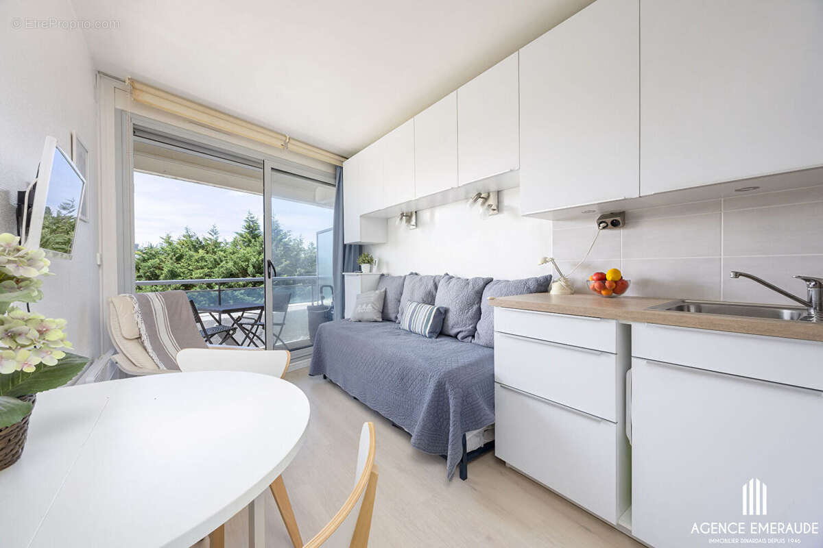 Appartement Dinard Dinard hyper centre 1 pièces 15.75 m² plage de l'écluse balcon - photo 5