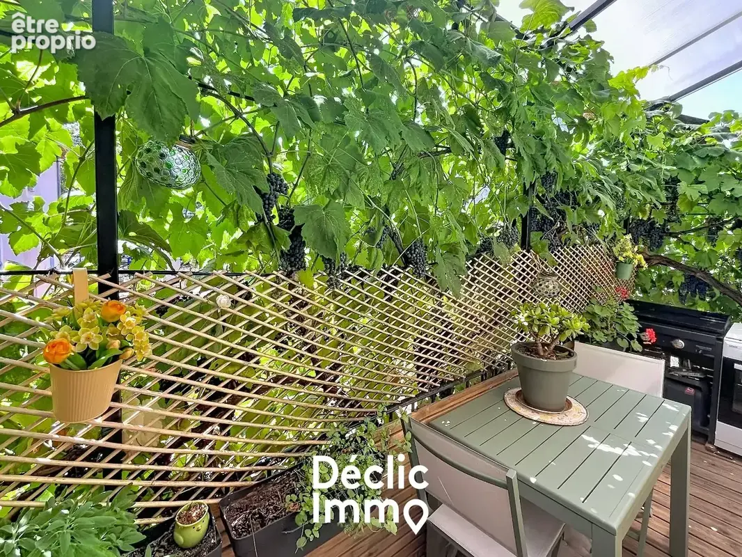 Appartement d'exception - haut de villa de style haussmanien - terrasse 32 m2 - balcon vegetalise - mouans sartoux centre - photo 12