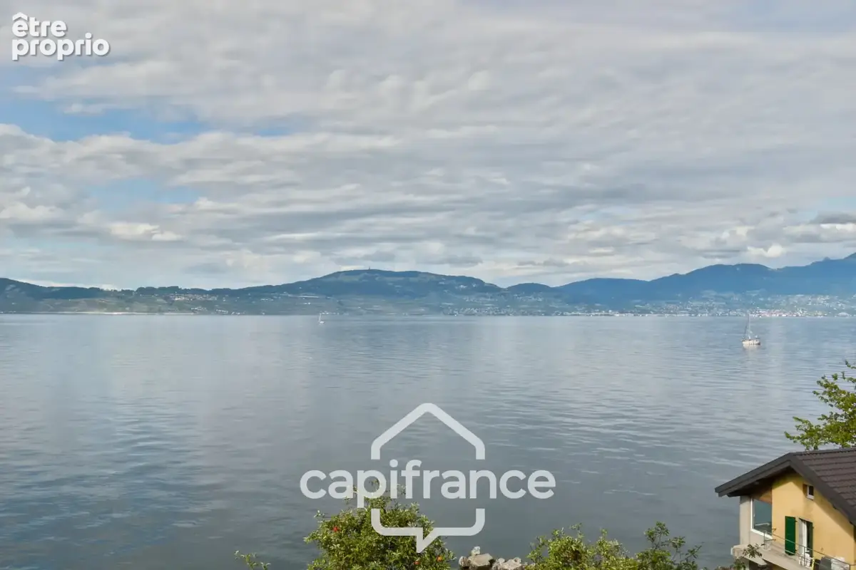 MEILLERIE –  Vue lac et montagnes – À proximité d'Évian et de la frontière suisse - photo 2