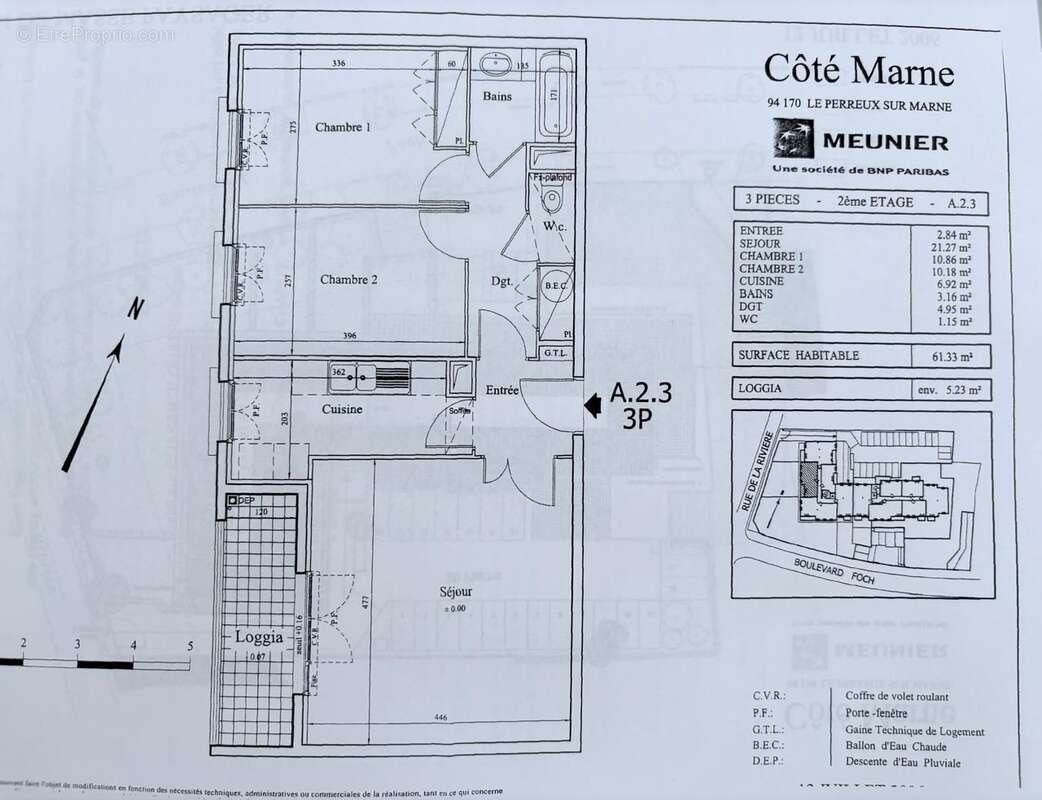 Appartement à LE PERREUX-SUR-MARNE