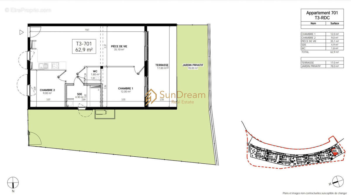 Appartement à SAINT-MARTIN