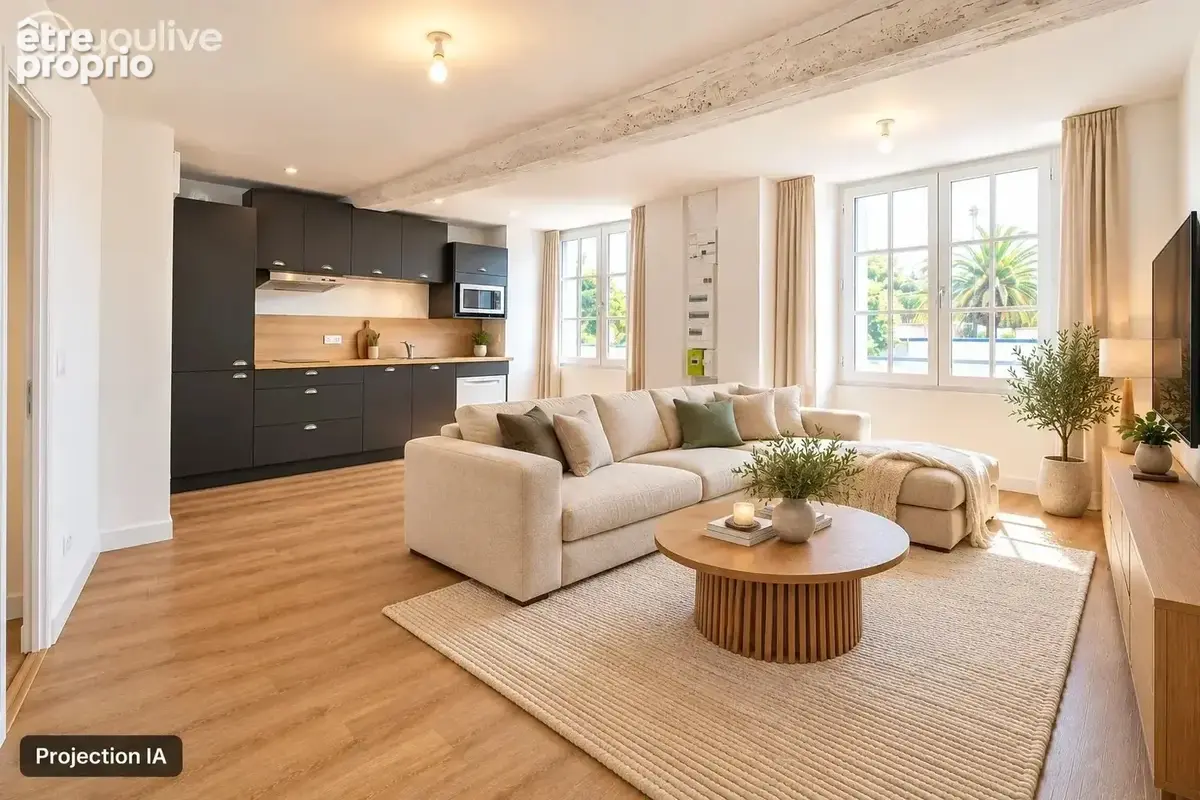Noirmoutier-en-l'île – appartement t2 traversant de 43 m² – rénové – exposition sud-ouest – garage – jardin privatif - photo 4