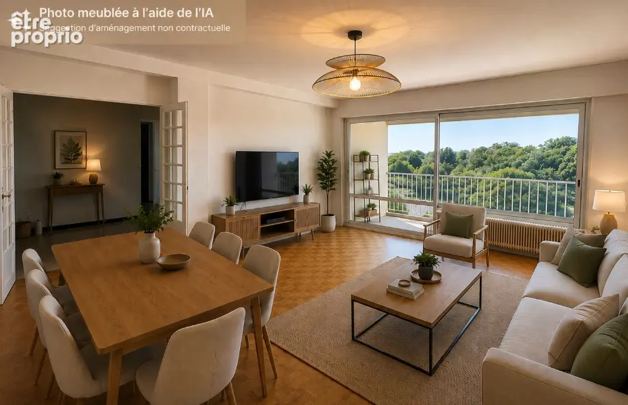 Appartement t5 113.15 m2 - talant residentiel limite victor hugo - photo 2