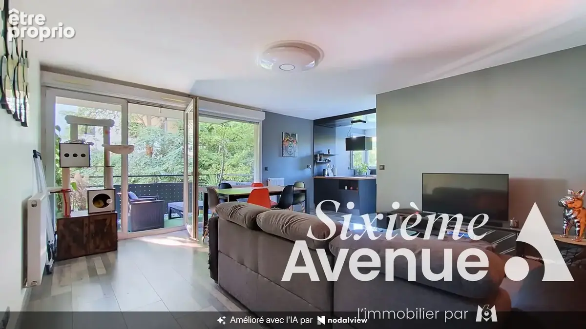 Saint-priest  haut de feuilly  grand t2 avec terrasse, garage, parking et cave - photo 12