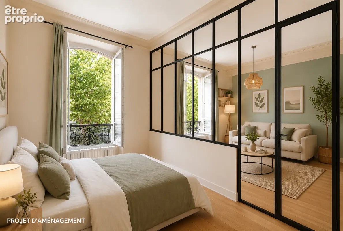 Appartement Paris 3 pièces 45.5 m2 - photo 3