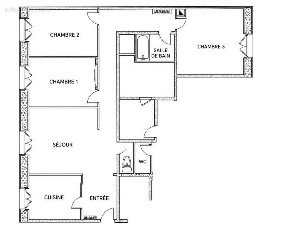 Appartement à LEVALLOIS-PERRET